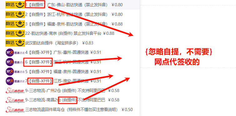 必看|快递单区别(图1)